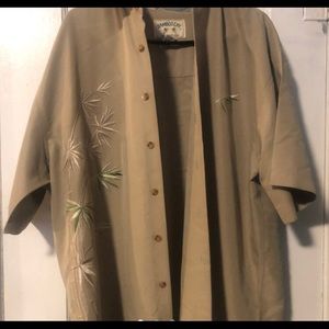 Bamboo Cay Leaf Hawaiian Shirt